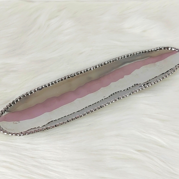 Michael Aram Other - Michael Aram Hammered Tray Silver Stainless Steel Illums Era
